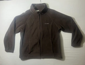 Columbia Fleece Jacket Mens XL Brown Sportswear Hiking Warm Casual - Bild 1 von 6