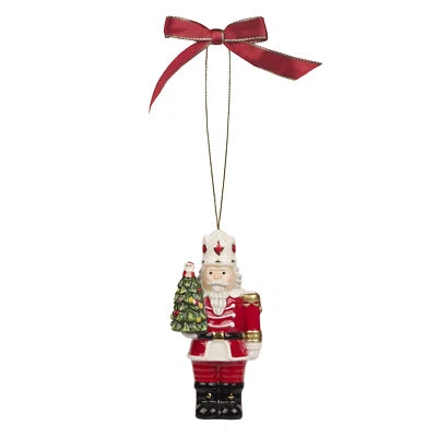 Spode Christmas Tree Collection Nutcracker with Tree Ornament 4-Inch - Image 1 of 4