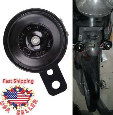 Impermeable Fuerte 115dB Universal Moto Coche ATV Dieta Bicicletas Scooter Caracol Cuerno Foto 1 de 4