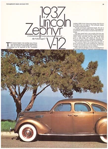 3 LOT 1930s Lincoln Automobiles, Vintage Multiple-Page Magazine Articles - Picture 1 of 3