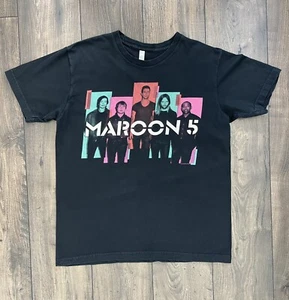 Herren T-Shirt Maroon 5 2013 Tour doppelseitig schwarz Größe L - Bild 1 von 3