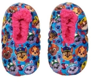 Paw Patrol Toddler Boys Fuzzy Babba Slipper Socks-- Size 2T - 3T - Picture 1 of 2