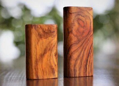 Dugouts de madera Cocobolo y un bateador - Dispositivo para fumar perfecto sobre la marcha Foto 1 de 4