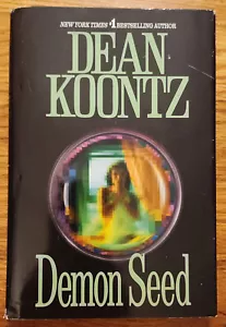 Demon Seed HC Buch Dean Koontz 1997 mit DJ Sci Fi Horror - Bild 1 von 4