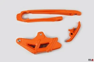 KIT CRUNA E PATTINO SCORRICATENA KTM EXC-F 350 2012-2023 UFO PLAST KT04036@127 - Imagen 1 de 1