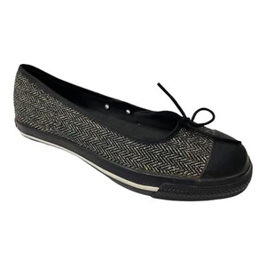 SCARPE BALLERINA CASUAL CONVERSE DANCE SLIP 501644 TESSUTO NERO ORIGINALE AI - Bild 1 von 6