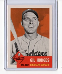 GIL HODGES 1991 Topps Archives "53 REPRINTS #296 Brooklyn Dodgers - Bild 1 von 1