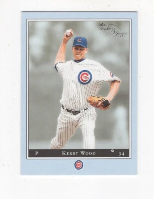 2003 FLEER ROOKIES & GREATS BLUE KERRY WOOD CHICAGO CUBS #23 80/250 - Image 1 of 2