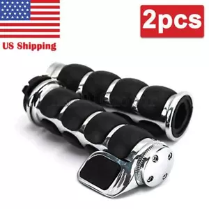 1" Motorcycle Handlebar Hand Grips For Honda Valkyrie 1500 VTX1300C VTX1800C1 US - Foto 1 di 5
