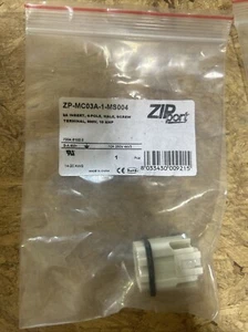 ZIP PORT ZP-MC03A-1-MS004 3A INSERT, 4P, MALE, SCREW TERMINAL 600V 10amp 5 Pack - Picture 1 of 1
