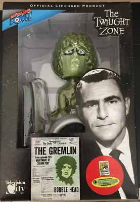 THE TWILIGHT ZONE GREMLIN BOBBLEHEAD SAN DIEGO COMIC CON EXCLUSIVE Bif Bang Pow! - Image 1 of 2