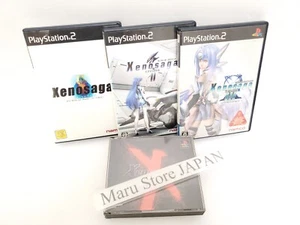 Lot 4 PS1 Xenogears & PS2 Xenosaga Episode I II III 1 2 3 set PlayStation Japan - Picture 1 of 18