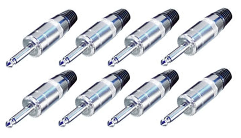 (PAQUETE DE 8) REAN NYS225L Jumbo 1/4" Conector de montaje de cable con entrada de cable de 8 mm Foto 1 de 1