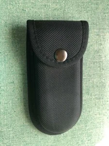Sheath Knife Sheath for 5" Black Reinforced Nylon Belt Clip Folding Knife - Picture 1 of 9