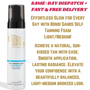 Bondi Sands Self Tanning Foam, Light/Medium - 200ml - Original - New - Picture 1 of 5