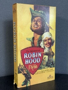 The Adventures of Robin Hood VHS 1989 Errol Flynn Olivia DeHavilland - Picture 1 of 5