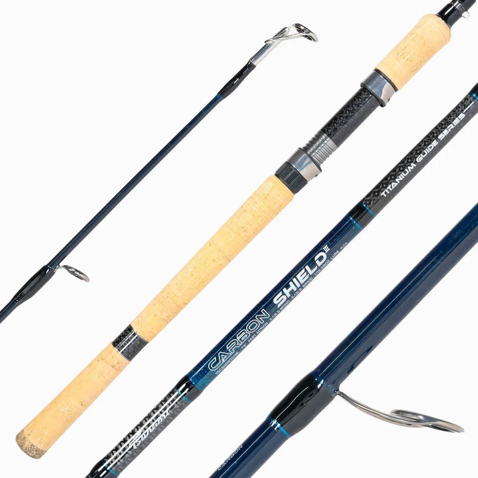 Tsunami Carbon Shield III 7'0" Medium Light Spinning Rod (TSCSHDIII701ML) - Blue - Image 1 of 1