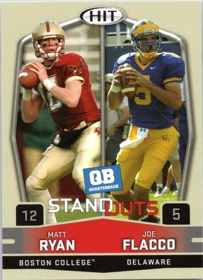 Sage Hit #51 2009 Matt Ryan/Joe Flacco SO plateado casi nuevo Foto 1 de 2