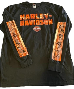 Harley Davidson Motorcycles Hill Billy Langarm Tshirt schwarz XL Tennessee - Bild 1 von 5