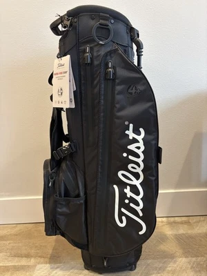 New Titleist Players 4 Plus StaDry Stand Bag Black Golf Bag. Waterproof 4 Way - Image 1 of 4