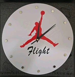Jordan Wall Clock Mini 3D Sneakers AJ Air Watch Magnet Gift Sport NBA Basketball - Picture 1 of 6