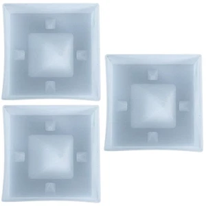 3 pcs Pyramid Mold Creative Mold DIY Handmade Craft Convenient - Picture 1 of 12