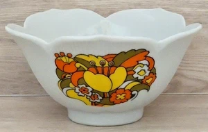 Vintage anni 70? Lotus Bowl 7fl.oz servizio decorativo ciotola Giappone - Foto 1 di 15
