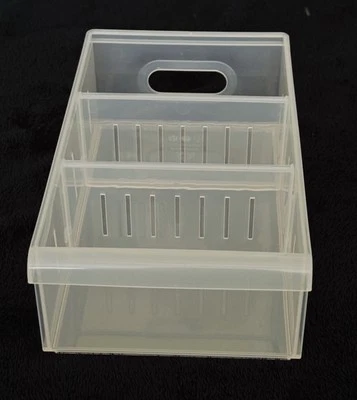 The Container Store Clear Stackable Space Saving Storage Container - Image 1 of 4
