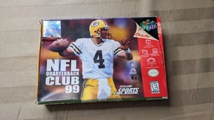 NFL Quarterback Club 99 Nintendo 64 gioco in scatola e manuale - Foto 1 di 4