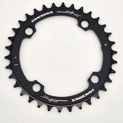 RaceFace Narrow Wide 104mm BCD 34-Tooth Bicycle Chainring Black NO PACKAGING - Image 1 of 2