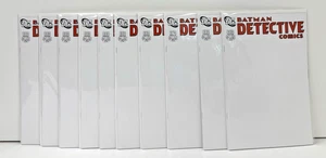 Lote de 10 cómics de DC variante boceto en blanco facsímil Batman #880 - Imagen 1 de 1