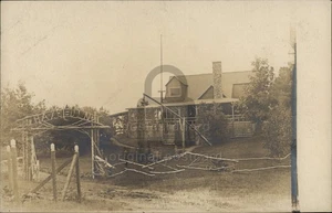 RPPC Old Orchard,ME Hazelden Hazel Den York County Maine Real Photo c1910 - Picture 1 of 5