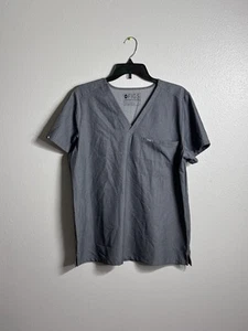 Figs Catarina One Pocket Scrub Top Kurzarm graphitgrau Damen Large - Bild 1 von 7