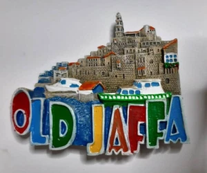 Fridge Magnet from Israel OLD JAFFA 7 cm x 6 cm Resin 3D - Imagen 1 de 1