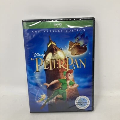 Peter Pan Walt Disney Signature Anniversary Edition DVD Only/ Blu-Ray New Sealed - Image 1 of 2