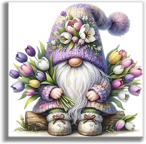 Gnome Diamond Art Kits for Adults, 5D Gnome Diamond Painting Kits for Beginners, - Picture 1 of 9