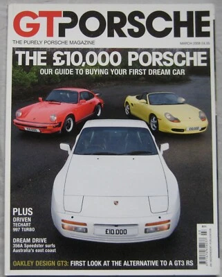 GT Purely Porsche magazine March 2008 featuring 356 Speedster, 956 - Image 1 of 2