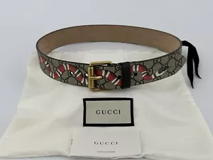 Nuevo cinturón de mujer Luxury Original GUCCI -434520 - talla 75 cm / serpiente - Imagen 1 de 8