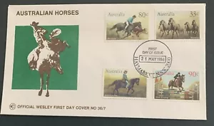 Australian FDC WCS 1986 Australian Horses - Picture 1 of 4