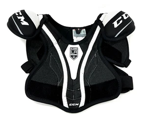 Almohadillas de hombro para el pecho CCM de hockey sobre hielo para niños jóvenes medianas 22""-26"" LA Lil' Kings - Imagen 1 de 3