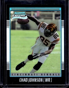 2001 Bowman Chrome Chad Johnson #187 Rookie RC Refractor /1999 Bengals - Picture 1 of 2