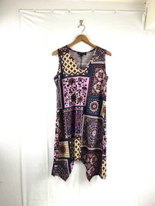 Karin Stevens Dress Women’s Size 10 Petite Sleeveless Pullover Summer - Picture 1 of 12
