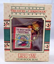 Enesco 1987 Lucy & Me Storybook Bear Ornament - Treasury of Christmas Ornaments