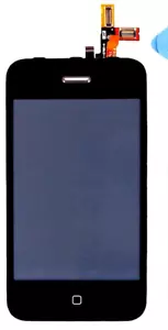 Pieza de repuesto de pantalla de vidrio digitalizador LCD completo para iPhone 3GS A1303 - Imagen 1 de 7