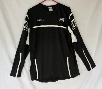Troy Lee Designs TLD Mens Se Ultra Off-Road Jersey Lines Black Large CLOSEOUT - Image 1 of 4