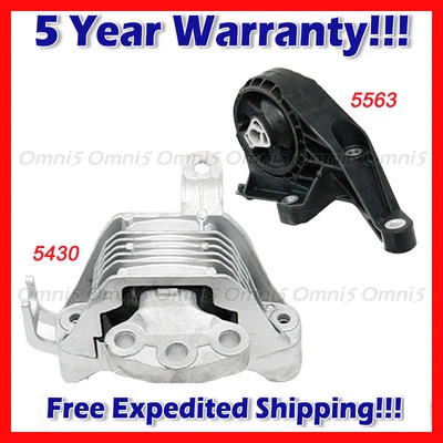 L956 Front Motor & Front Trans Mount for 2011-2015 Chevrolet Cruze 1.4L AUTO - Image 1 of 3