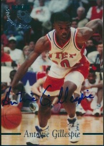 ANTOINE GILLESPIE SIGNED CERTIFIED 1995 CLASSIC ROOKIES CARD ~ AUTOGRAPH EDITION