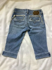 Diesel Industry Womens Blue Jeans Capri Size 26 EUC - Picture 1 of 10