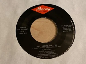 Hanson I Will Come To You / With You In Your Dreams jukebox 45 w title strip VG+ - Picture 1 of 2