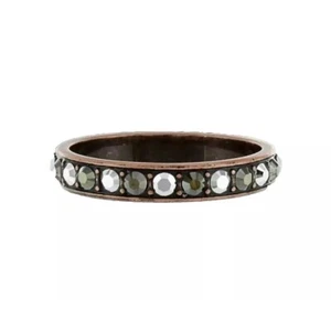 Brighton Crystal Palace stackable ring Copper / antique NWT size 7 #71 - Picture 1 of 1